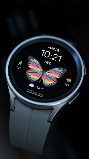 Butterfly Watchface Screen 2