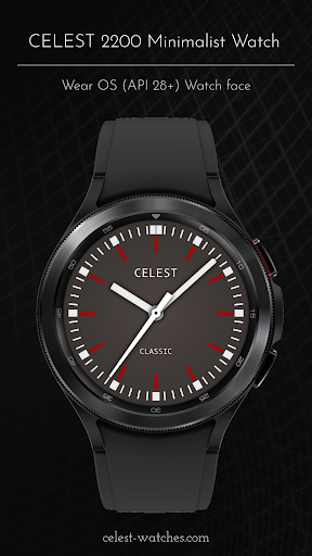 Android application CELEST2200 Minimalist Watch screenshort