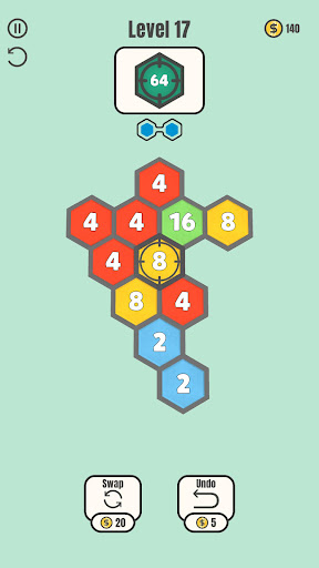 Hex Fold 2048 Screen 2