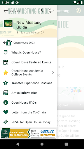Cal Poly Orientation Screen 2