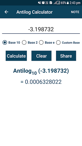 Log And Antilog Calculator Aplikasi Di Google Play