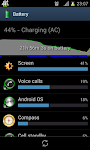 screenshot of show battery percentage