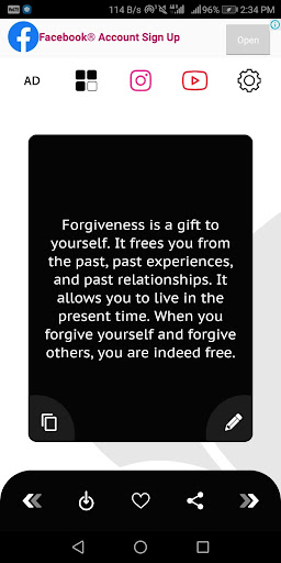 Android application Wisdom Quotes - Quotes Image M screenshort
