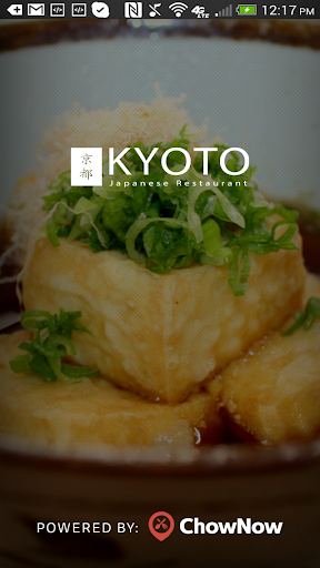 Android application Kyoto Japanese Restaurant screenshort