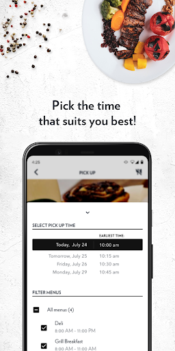 Screenshot of DBC Dining