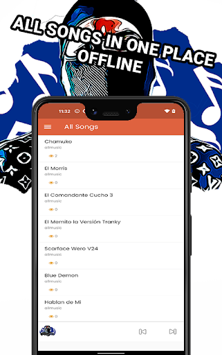 Android application El Makabelico Musica Lyrics screenshort