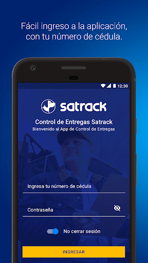 Android application Control Entregas screenshort