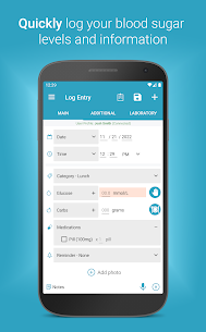 Diabetes:M – Management & Blood Sugar Tracker App Mod Apk 2