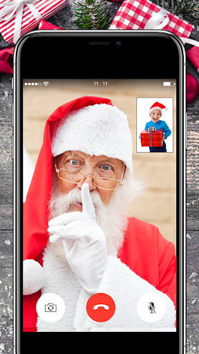 Android application Santa Claus Video Call & Chat screenshort
