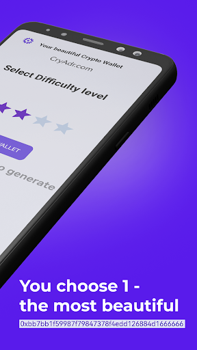 Vip Wallet — Address Generator Screen 2
