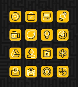 Linios Yellow - Icon Pack