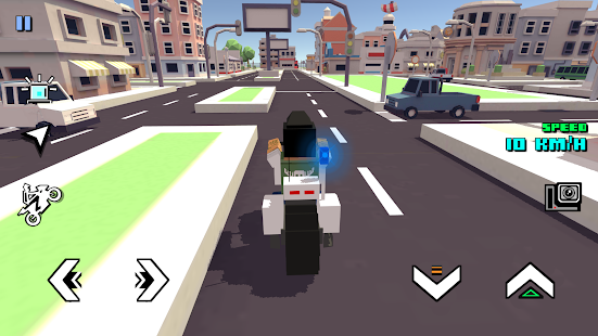 Blocky Moto Racing - motorcycle rider 1.34 APK screenshots 13