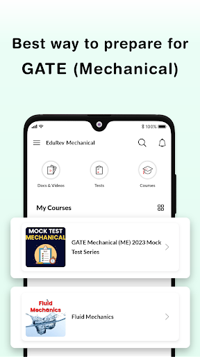 Screenshot of GATE 2025 Mechanical Exam App