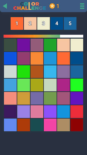 Color challenge Screen 2