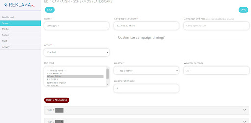 Reklama PRO - Digital Signage Screenshot 4 - AppWisp.com