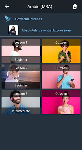 Learn MSA Arabic. Speak MSA Ar Screen 3