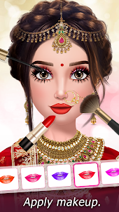 Indian Wedding Dress up Makeup