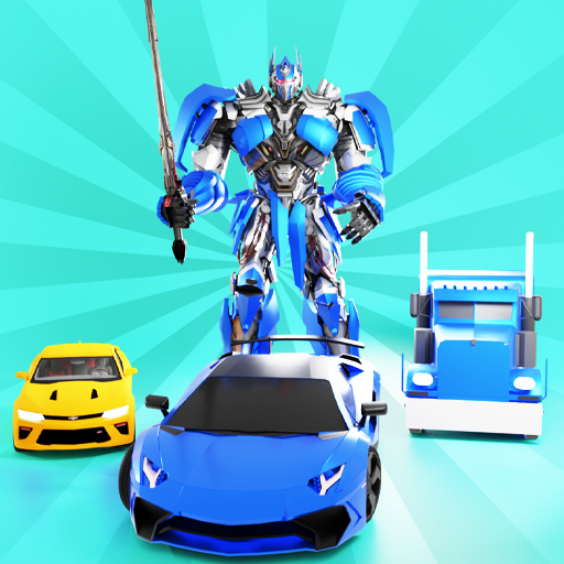 Blue Police Robot Transformer Download on Windows