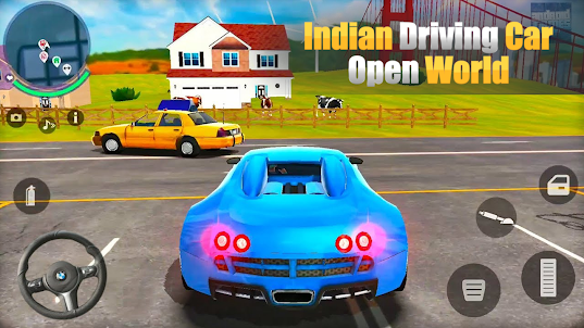 Indian Car Driving Open World