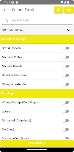 Scaff Inspector Screenshot