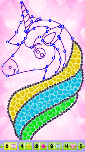 Android application Diamond Dot to Dot - Drawing screenshort