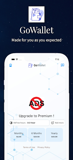GoWallet - Track Your Earnings Screen 2