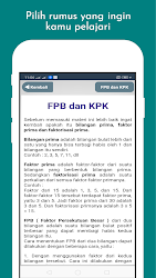 Rumus Matematika Untuk Sd Lengkap Offline 2 7 Apk Android Apps