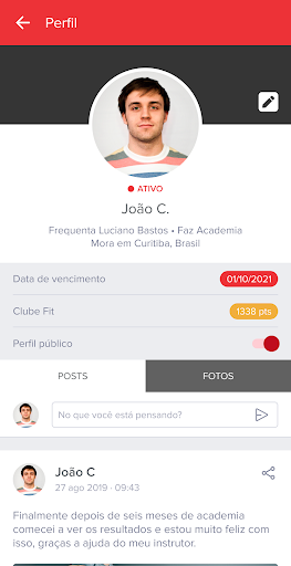 Android application American Fit screenshort