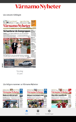Värnamo Nyheter e-tidning Screen 3