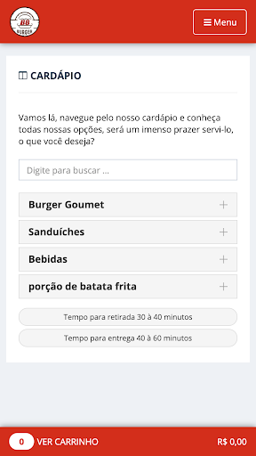 B8 Burger Screen 2