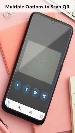 Android application Fast QR Code & Barcode Scanner screenshort
