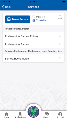 TripTicketer Screen 2