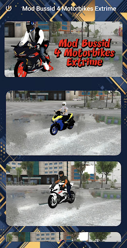 Android application Mod Bussid 4 Motorbikes Extrim screenshort