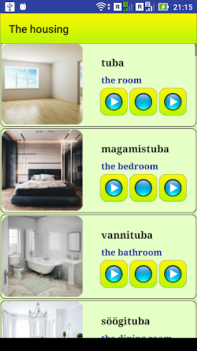 Learn Estonian language Screen 2