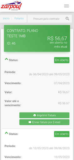 Zarpou Internet Clientes Screen 3