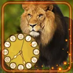 Cover Image of ดาวน์โหลด Jungles Lion Clock  APK