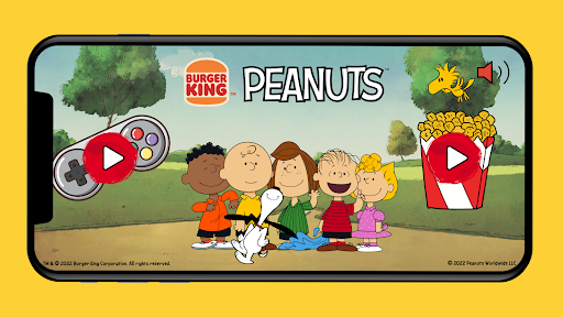 Android application Burger King: Fun With Snoopy! screenshort