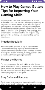 Easy Tips to Play Games Better