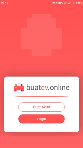 Android application Buat CV Online buatcvonlinecom screenshort