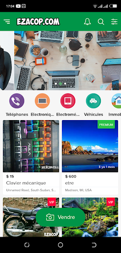 Android application Ezacop screenshort