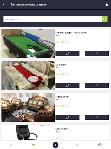 Android application Excite Enterprise screenshort