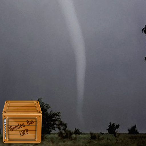 moving tornado wallpaper logo
