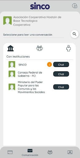 Sinco Móvil Screen 3