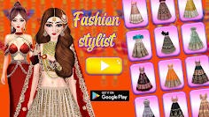 Indian Bridal Wedding Dress Up - Screenshot 2