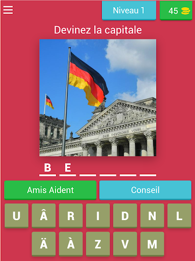 Devinez le nom de la capitale