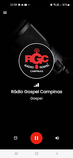 Android application Rádio Gospel Campinas BGS screenshort