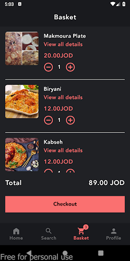 Samah Kitchen Screen 3