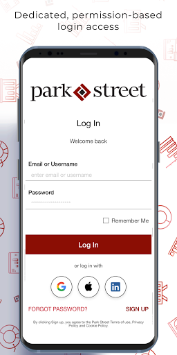 Android application Park Street screenshort