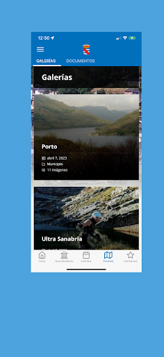 Android application Ayuntamiento de Porto screenshort