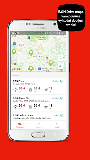 Android application E.ON Drive screenshort